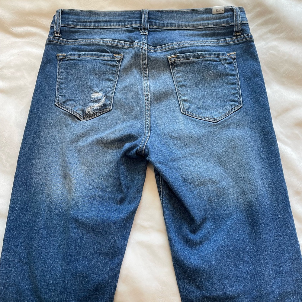 KanCan Jeans High-Waist Skinny Distressed Denim Women’s 28 Blue MT1027 - Picture 4 of 6